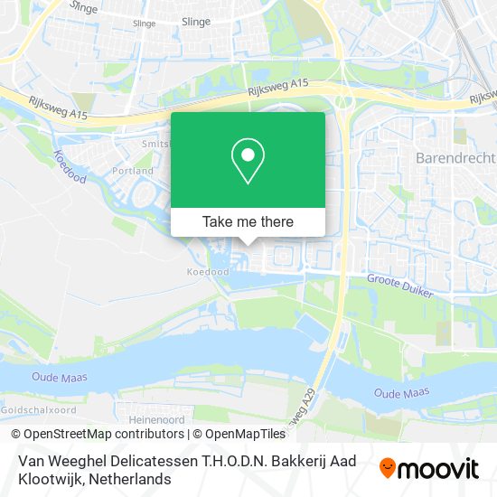 Van Weeghel Delicatessen T.H.O.D.N. Bakkerij Aad Klootwijk map