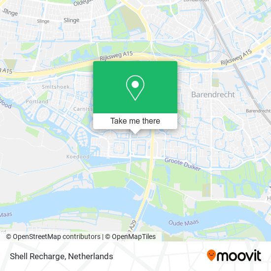 Shell Recharge map