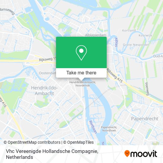 Vhc Vereenigde Hollandsche Compagnie map