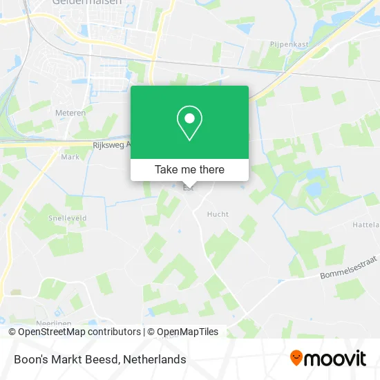Boon's Markt Beesd map