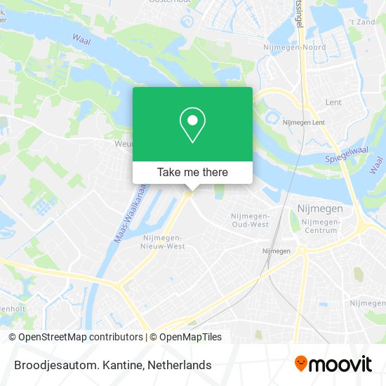 Broodjesautom. Kantine map