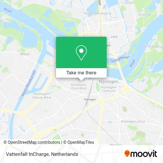 Vattenfall InCharge map