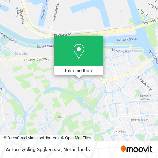 Autorecycling Spijkenisse map