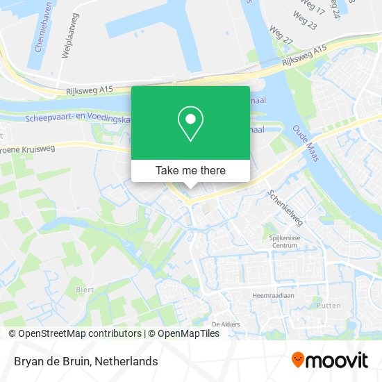 Bryan de Bruin map