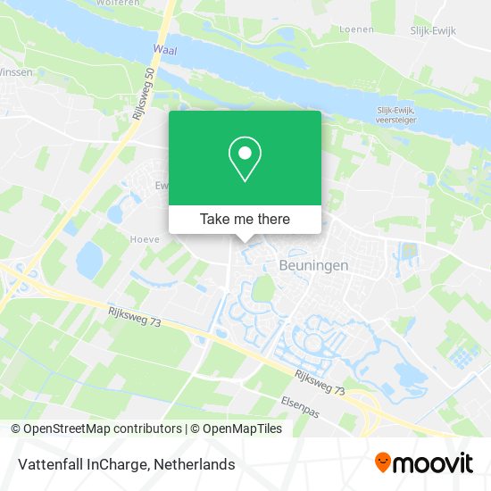 Vattenfall InCharge map