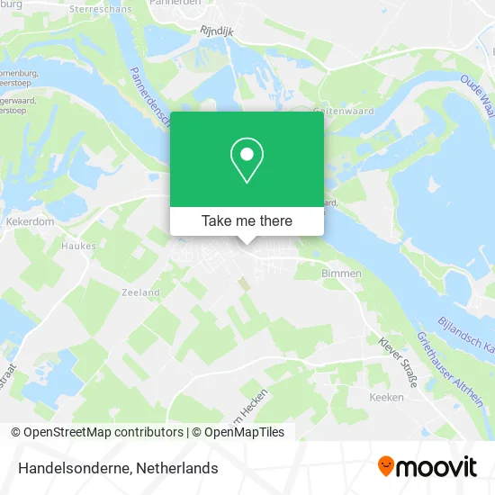 Handelsonderne map