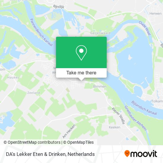 DA's Lekker Eten & Drinken map
