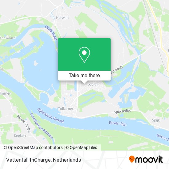 Vattenfall InCharge map