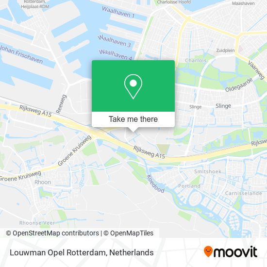 Louwman Opel Rotterdam map