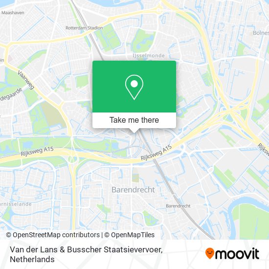 Van der Lans & Busscher Staatsievervoer Karte