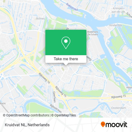 Kruidvat NL map