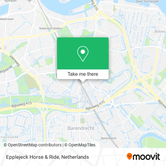 Epplejeck Horse & Ride map