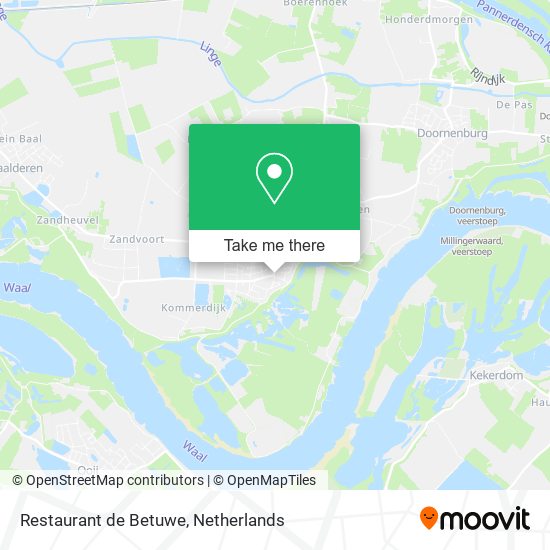 Restaurant de Betuwe map