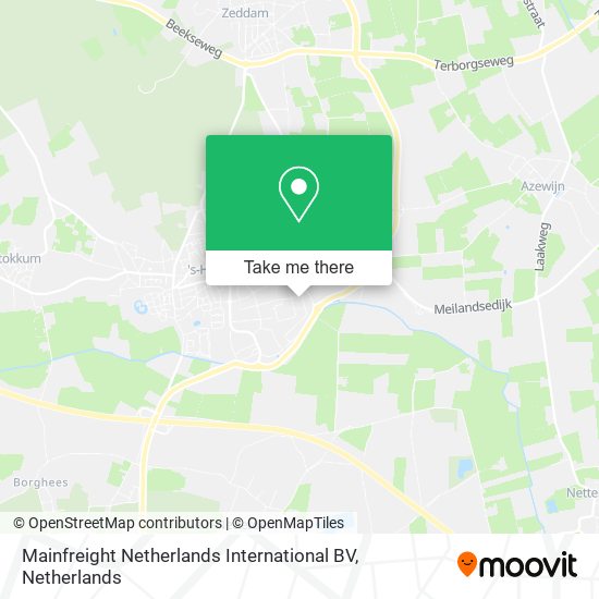 Mainfreight Netherlands International BV map