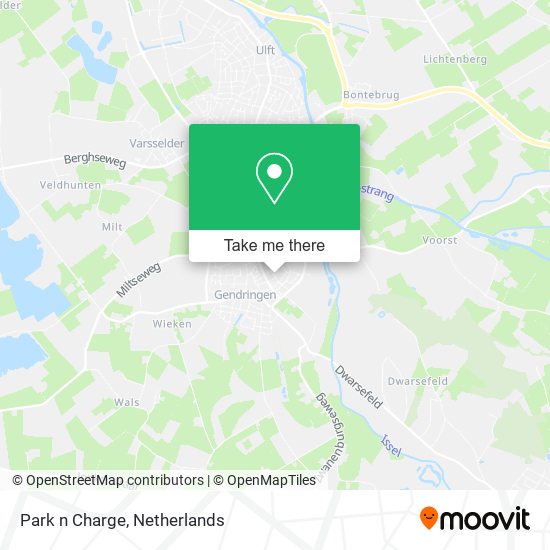 Park n Charge map