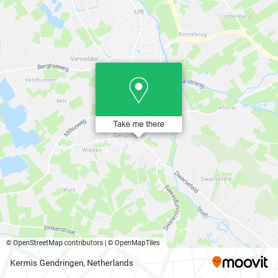 Kermis Gendringen Karte