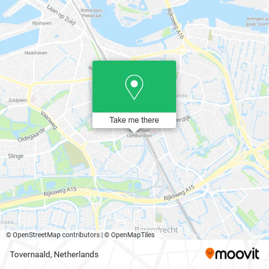 Tovernaald map