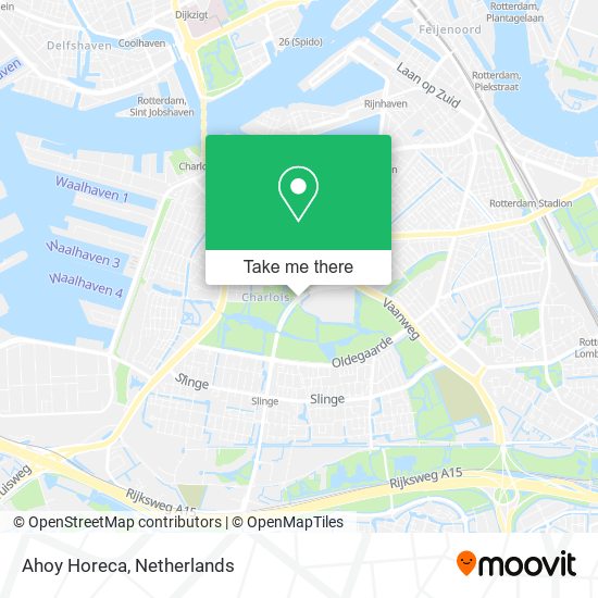 Ahoy Horeca map