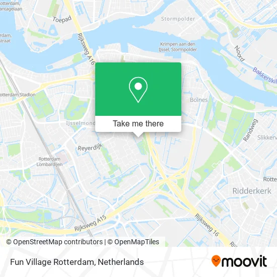 Fun Village Rotterdam map