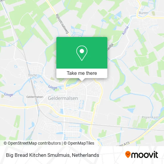 Big Bread Kitchen Smulmuis map