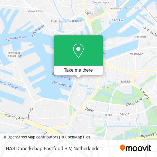 HAS Donerkebap Fastfood B.V map