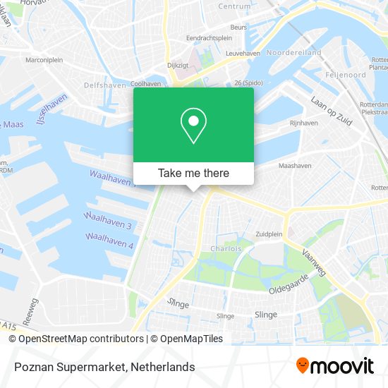 Poznan Supermarket map