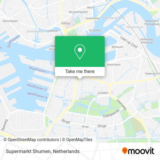 Supermarkt Shumen map