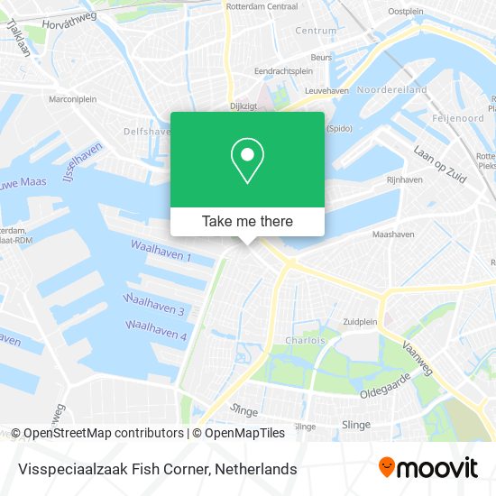 Visspeciaalzaak Fish Corner map