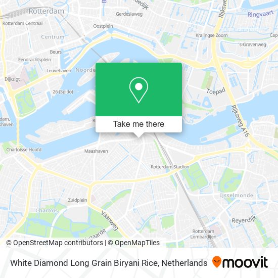 White Diamond Long Grain Biryani Rice map