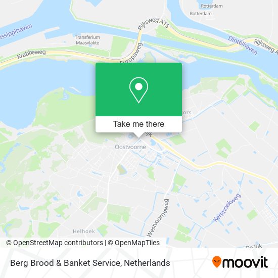 Berg Brood & Banket Service map