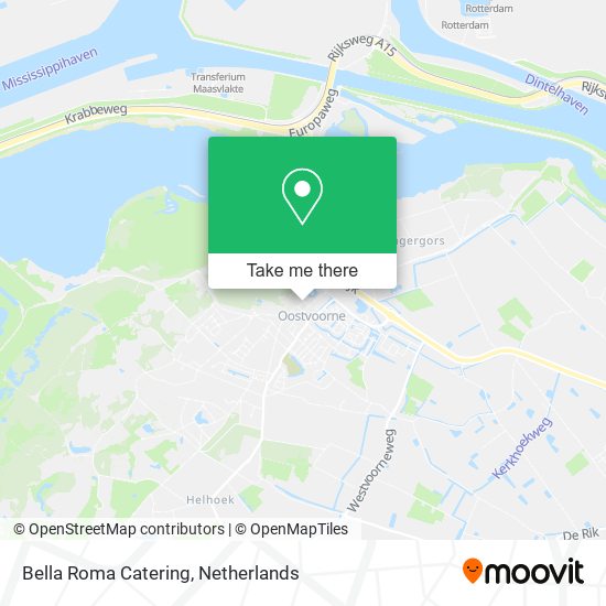 Bella Roma Catering map