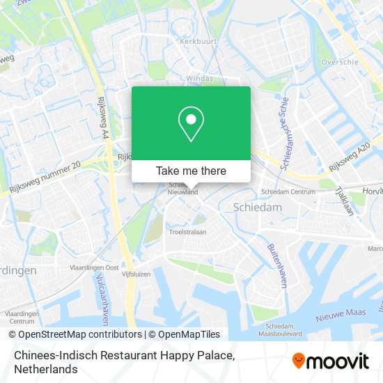 Chinees-Indisch Restaurant Happy Palace map