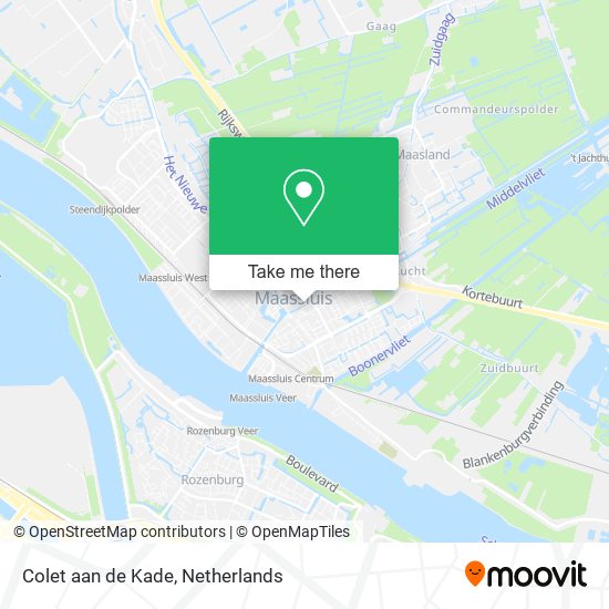 Colet aan de Kade map