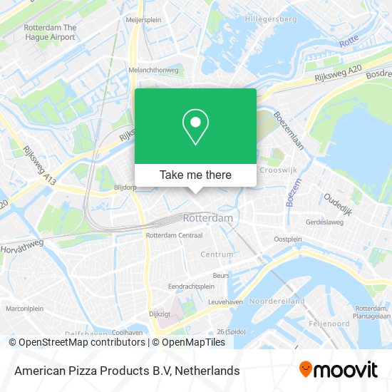 American Pizza Products B.V map