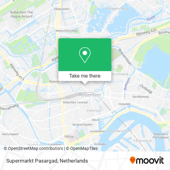 Supermarkt Pasargad map