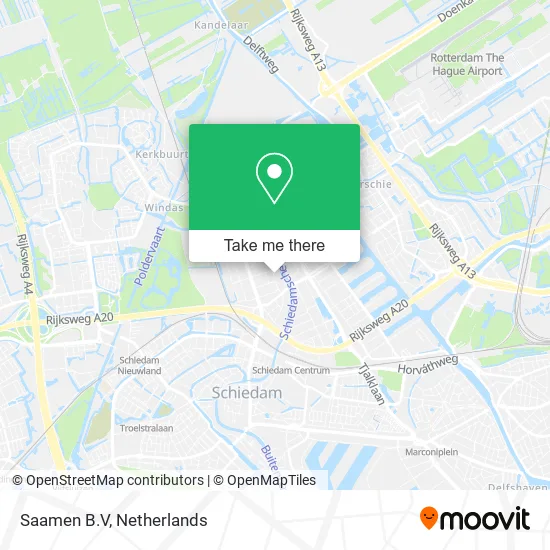 Saamen B.V map