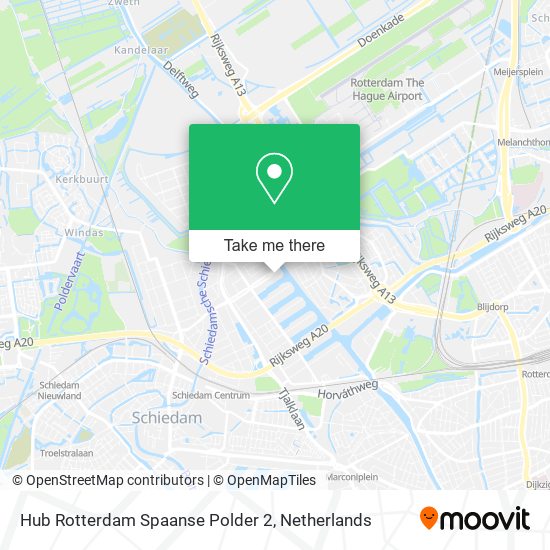 Hub Rotterdam Spaanse Polder 2 map