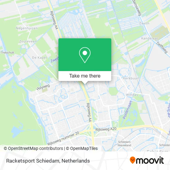 Racketsport Schiedam map