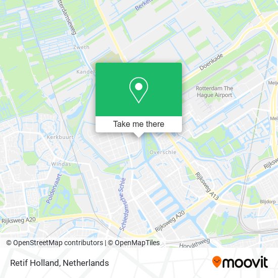 Retif Holland map