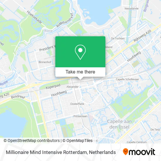 Millionaire Mind Intensive Rotterdam map