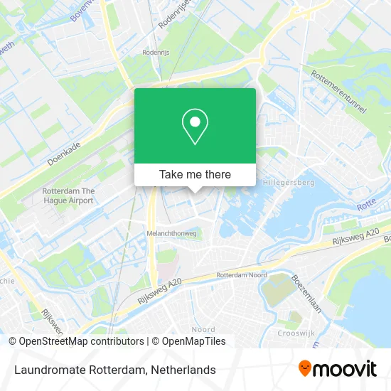 Laundromate Rotterdam map