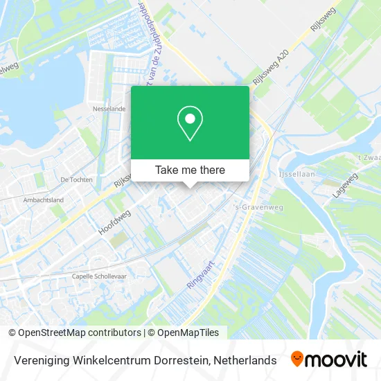 Vereniging Winkelcentrum Dorrestein map