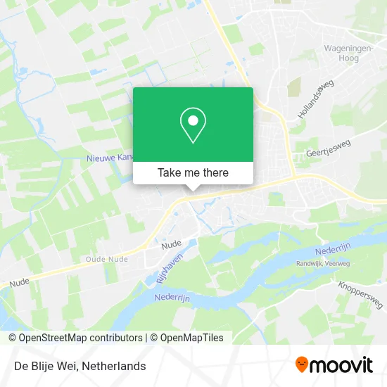 De Blije Wei map