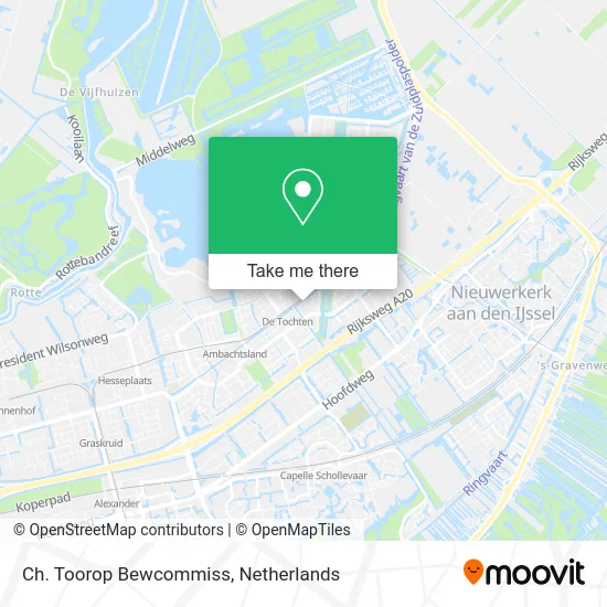 Ch. Toorop Bewcommiss map
