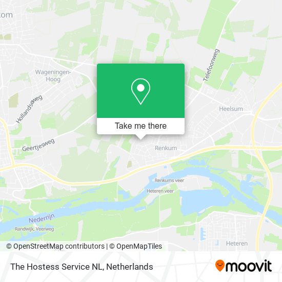 The Hostess Service NL map