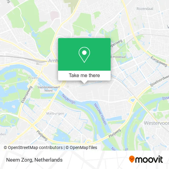 Neem Zorg map