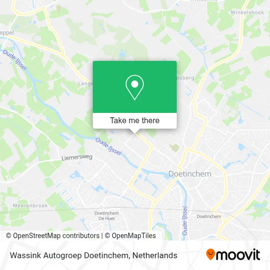 Wassink Autogroep Doetinchem map