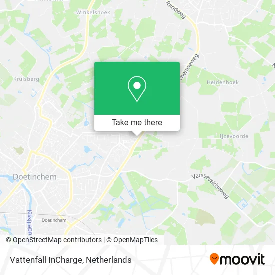 Vattenfall InCharge map