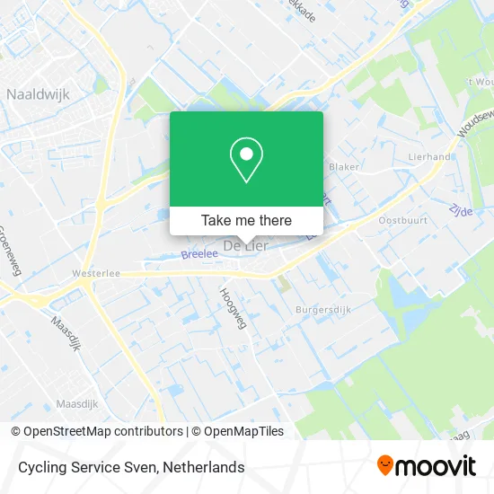 Cycling Service Sven map