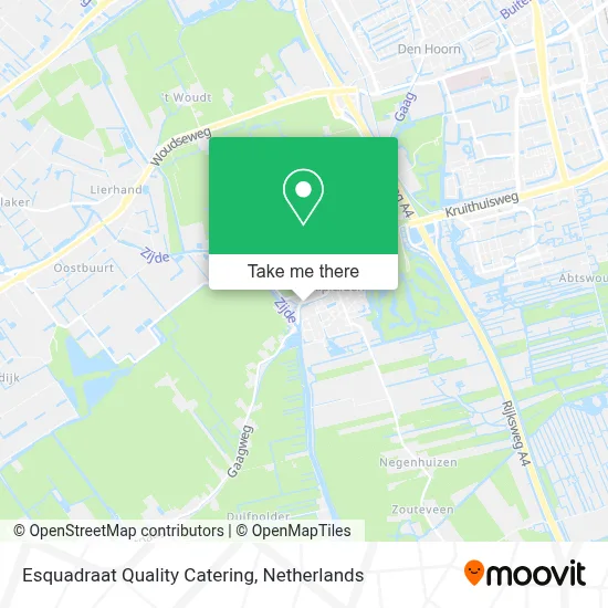 Esquadraat Quality Catering map